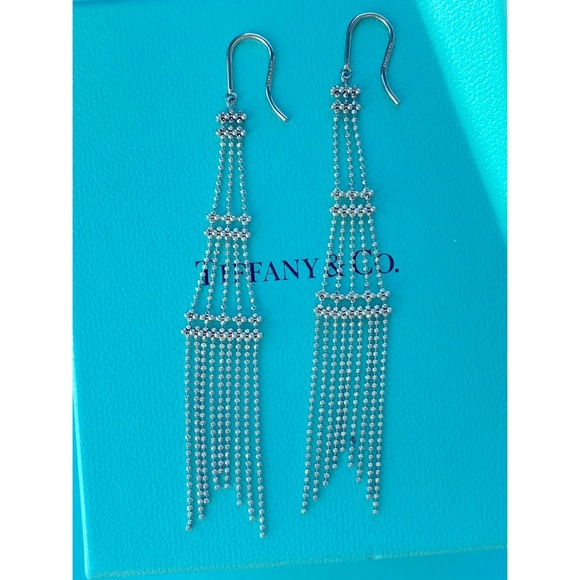 Tiffany & Co. Jewelry - Tiffany & Co. Ziegfeld Tower Earrings Silver